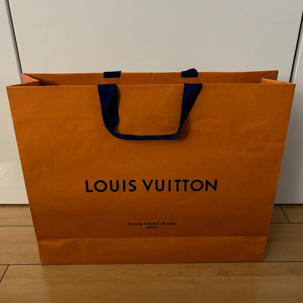 Louis Vuitton LV empty shopping bag